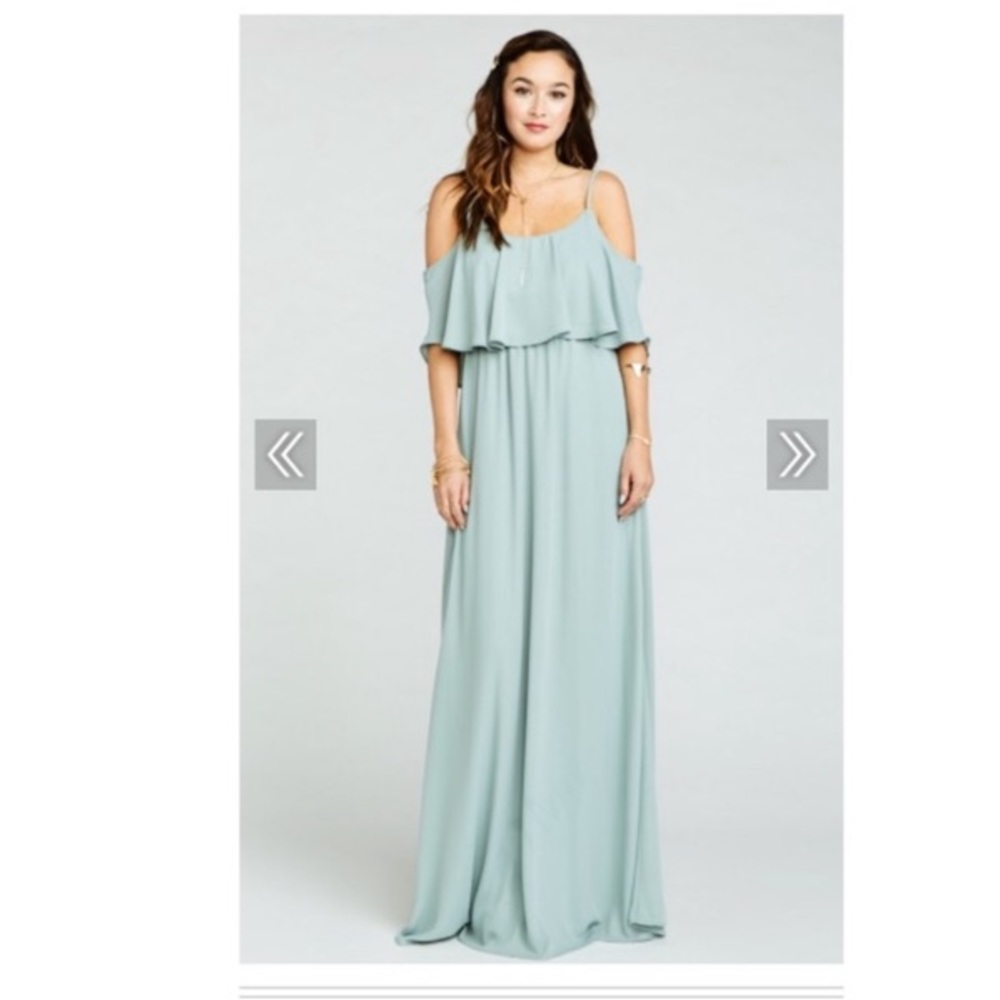 Show Me Your Mumu Caitlin Dress in Silver Sage